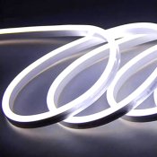 ФОТО КАРТИНКИ ЗОБРАЖЕННЯ Комплект стрічка лента неонова силіконова LEDSTRIP 0719 5 метрів NEON LED WHITE  Білий світлодіодна гнучка + Блок живлення РОЗДРІБ ОПТ ГУРТ ГУРТОМ ОПТОМ! З ЄВРОПИ! ЯКІСТЬ! Купити Львів Характеристики Ціна Оплата Доставка "БОГОДАР" ІНТЕРНЕТ-МАГАЗИН Огляд Рейтинг Порівняння Як вибрати Якісний