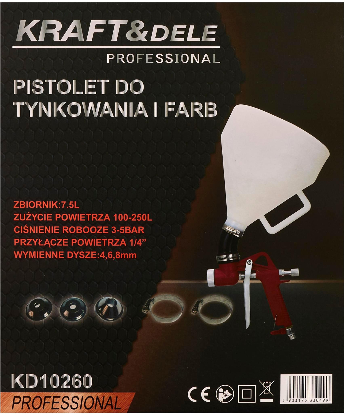 ФОТО КАРТИНКИ ЗОБРАЖЕННЯ Pistolet do tynków 7,5L 1/4" KD10260 РОЗДРІБ ОПТ ГУРТ ГУРТОМ ОПТОМ! З ЄВРОПИ! ЯКІСТЬ! Купити Львів Характеристики Ціна Оплата Доставка "БОГОДАР" ІНТЕРНЕТ-МАГАЗИН Огляд Рейтинг Порівняння Як вибрати Якісний