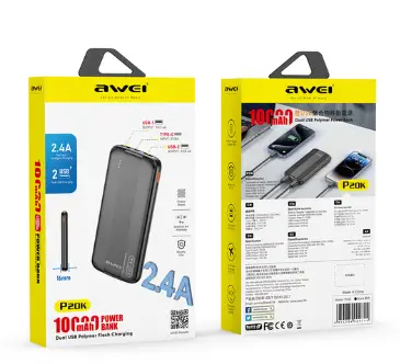 ФОТО КАРТИНКИ ЗОБРАЖЕННЯ Повербанк AWEI P20K 10000 mAh 5020 РОЗДРІБ ОПТ ГУРТ ГУРТОМ ОПТОМ! З ЄВРОПИ! ЯКІСТЬ! Купити Львів Характеристики Ціна Оплата Доставка "БОГОДАР" ІНТЕРНЕТ-МАГАЗИН Огляд Рейтинг Порівняння Як вибрати Якісний