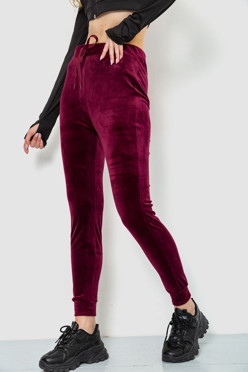 ФОТО КАРТИНКИ ЗОБРАЖЕННЯ Спорт штани жіночі велюрові AGER 244R5571 S Бордовий РОЗДРІБ ОПТ ГУРТ ГУРТОМ ОПТОМ! З ЄВРОПИ! ЯКІСТЬ! Купити Львів Характеристики Ціна Оплата Доставка "БОГОДАР" ІНТЕРНЕТ-МАГАЗИН Огляд Рейтинг Порівняння Як вибрати Якісний