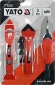 ФОТО КАРТИНКИ ЗОБРАЖЕННЯ Набір скребків для фуг і герметиків YATO 3шт (YT-52631) РОЗДРІБ ОПТ ГУРТ ГУРТОМ ОПТОМ! З ЄВРОПИ! ЯКІСТЬ! Купити Львів Характеристики Ціна Оплата Доставка "БОГОДАР" ІНТЕРНЕТ-МАГАЗИН Огляд Рейтинг Порівняння Як вибрати Якісний