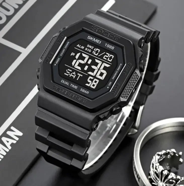 ФОТО КАРТИНКИ ЗОБРАЖЕННЯ Годинник наручний 1988BK SKMEI, BLACK, 10282 РОЗДРІБ ОПТ ГУРТ ГУРТОМ ОПТОМ! З ЄВРОПИ! ЯКІСТЬ! Купити Львів Характеристики Ціна Оплата Доставка "БОГОДАР" ІНТЕРНЕТ-МАГАЗИН Огляд Рейтинг Порівняння Як вибрати Якісний