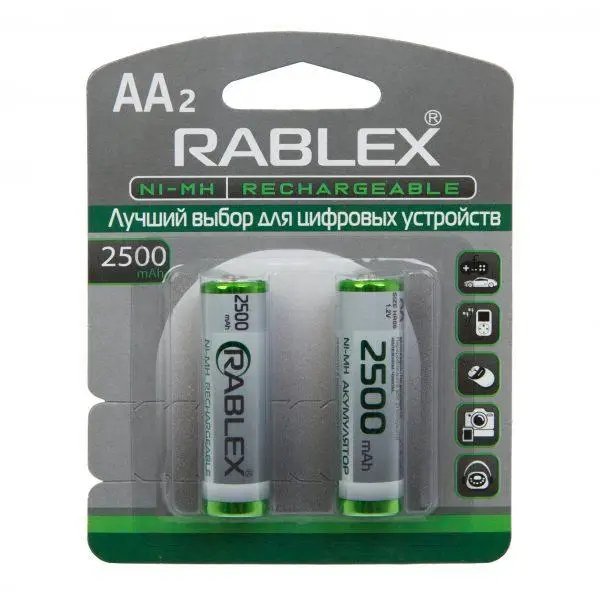 ФОТО КАРТИНКИ ЗОБРАЖЕННЯ Акумулятор RABLEX HAA (R6) Ni-MH 2500mAh 1.2V 1 шт. РОЗДРІБ ОПТ ГУРТ ГУРТОМ ОПТОМ! З ЄВРОПИ! ЯКІСТЬ! Купити Львів Характеристики Ціна Оплата Доставка "БОГОДАР" ІНТЕРНЕТ-МАГАЗИН Огляд Рейтинг Порівняння Як вибрати Якісний