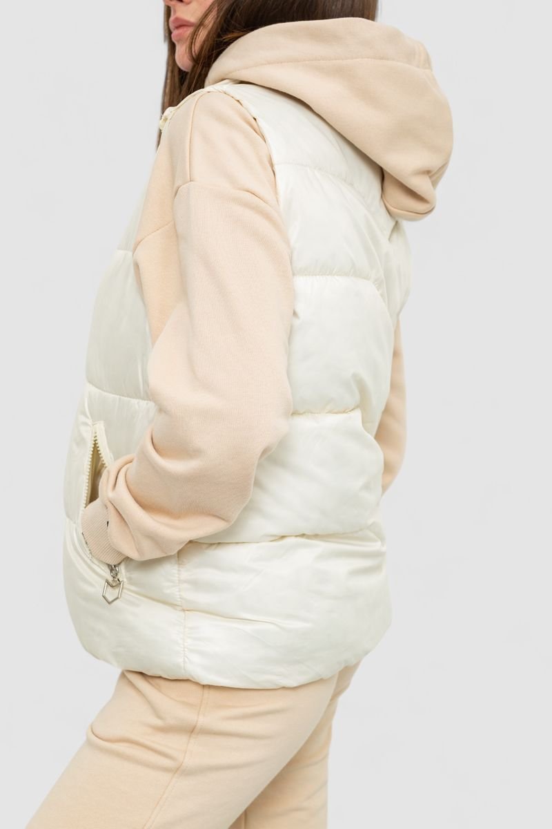 ФОТО КАРТИНКИ ЗОБРАЖЕННЯ Жилет жіночий AGER 244R7011 XL Молочний РОЗДРІБ ОПТ ГУРТ ГУРТОМ ОПТОМ! З ЄВРОПИ! ЯКІСТЬ! Купити Львів Характеристики Ціна Оплата Доставка "БОГОДАР" ІНТЕРНЕТ-МАГАЗИН Огляд Рейтинг Порівняння Як вибрати Якісний