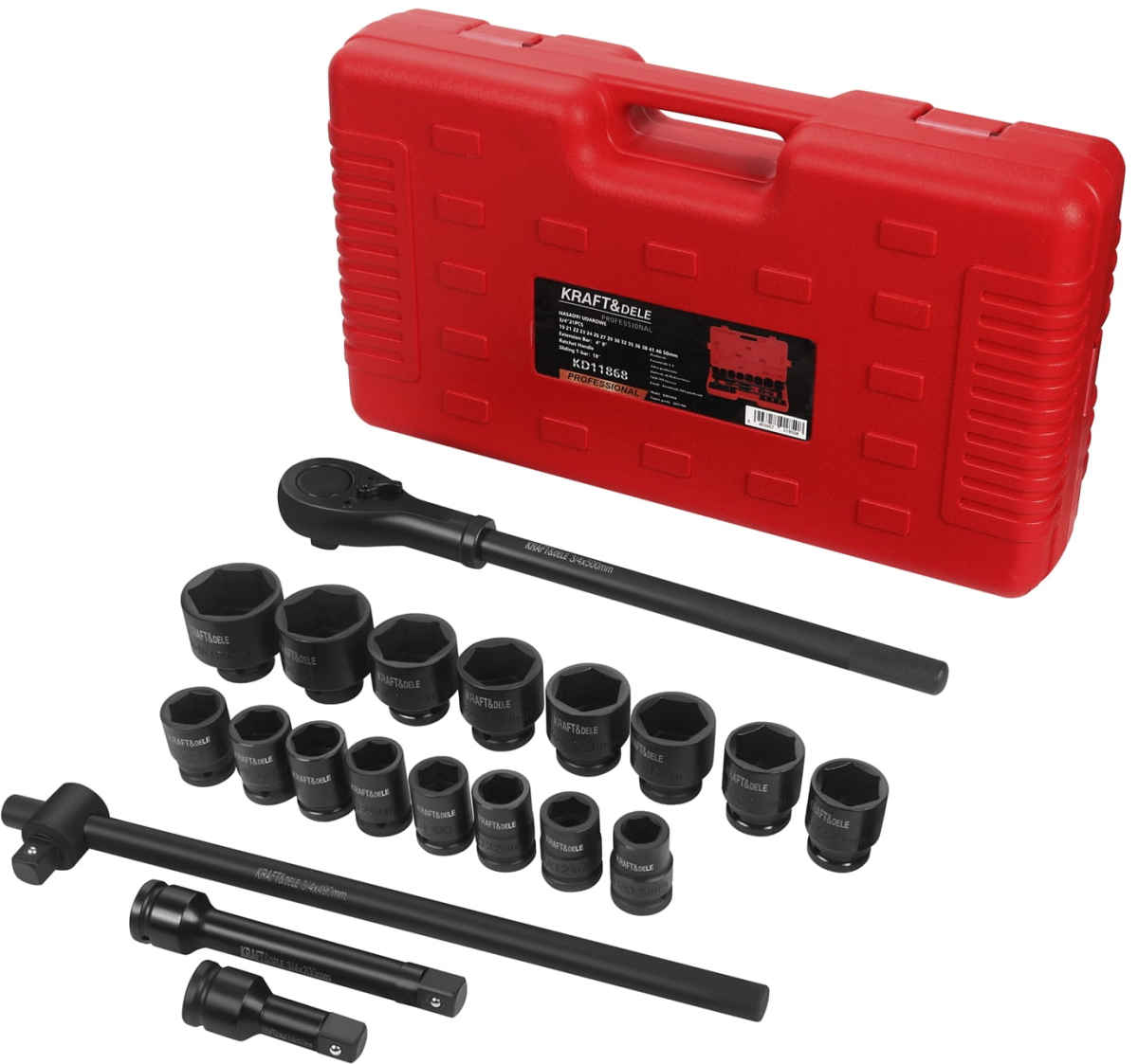 ФОТО КАРТИНКИ ЗОБРАЖЕННЯ Grzechotka + przedłużki + nasadki udarowe 3/4" 21szt KD11868 РОЗДРІБ ОПТ ГУРТ ГУРТОМ ОПТОМ! З ЄВРОПИ! ЯКІСТЬ! Купити Львів Характеристики Ціна Оплата Доставка "БОГОДАР" ІНТЕРНЕТ-МАГАЗИН Огляд Рейтинг Порівняння Як вибрати Якісний