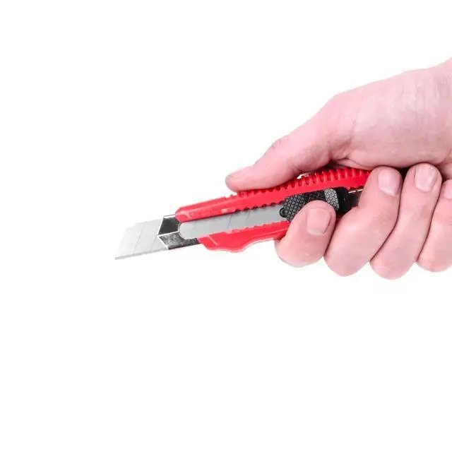 ФОТО КАРТИНКИ ЗОБРАЖЕННЯ Ніж прорізний посилений з відламним лезом 18 мм INTERTOOL, канцелярський ніж РОЗДРІБ ОПТ ГУРТ ГУРТОМ ОПТОМ! З ЄВРОПИ! ЯКІСТЬ! Купити Львів Характеристики Ціна Оплата Доставка "БОГОДАР" ІНТЕРНЕТ-МАГАЗИН Огляд Рейтинг Порівняння Як вибрати Якісний