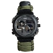 ФОТО КАРТИНКИ ЗОБРАЖЕННЯ Годинник наручний 2202AG SKMEI PARACORD, ARMY GREEN, Compass, термометр, свисток, кресало, 10347 РОЗДРІБ ОПТ ГУРТ ГУРТОМ ОПТОМ! З ЄВРОПИ! ЯКІСТЬ! Купити Львів Характеристики Ціна Оплата Доставка "БОГОДАР" ІНТЕРНЕТ-МАГАЗИН Огляд Рейтинг Порівняння Як вибрати Якісний