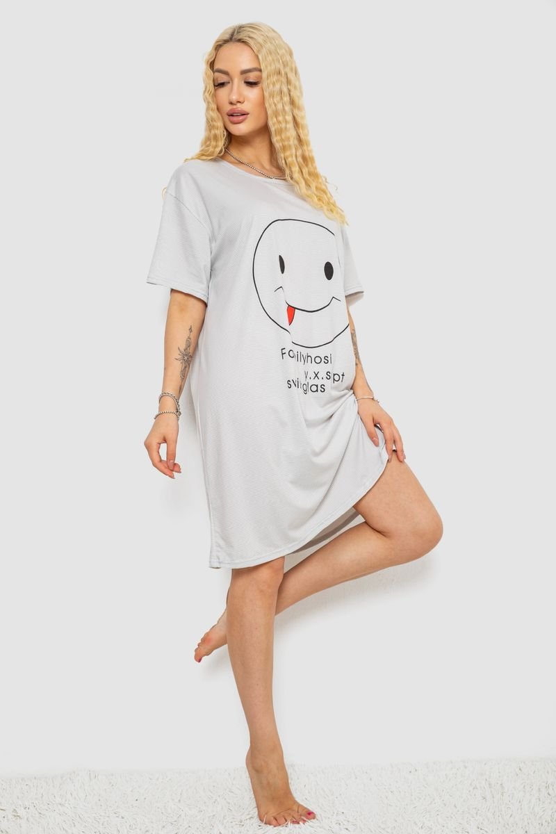 ФОТО КАРТИНКИ ЗОБРАЖЕННЯ Нічна сорочка AGER 238R335-2 XXL Сіро-білий РОЗДРІБ ОПТ ГУРТ ГУРТОМ ОПТОМ! З ЄВРОПИ! ЯКІСТЬ! Купити Львів Характеристики Ціна Оплата Доставка "БОГОДАР" ІНТЕРНЕТ-МАГАЗИН Огляд Рейтинг Порівняння Як вибрати Якісний