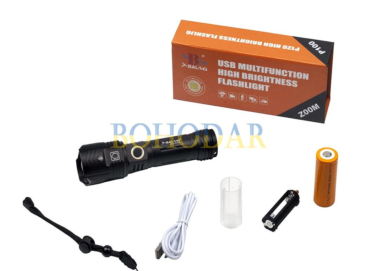 ФОТО КАРТИНКИ ЗОБРАЖЕННЯ Ліхтарик з Повербанком (Powerbank) X-BALOG BL-L-12-P100 L-095 +POWERBANK ліхтар фонарик XHP100 9 Ядер Micro-USB 26650 8800 mAh 8500 Лм 1 Км Польща! РОЗДРІБ ОПТ ГУРТ ГУРТОМ ОПТОМ! З ЄВРОПИ! ЯКІСТЬ! Купити Львів Характеристики Ціна Оплата Доставка "БОГОДАР" ІНТЕРНЕТ-МАГАЗИН Огляд Рейтинг Порівняння Як вибрати Якісний