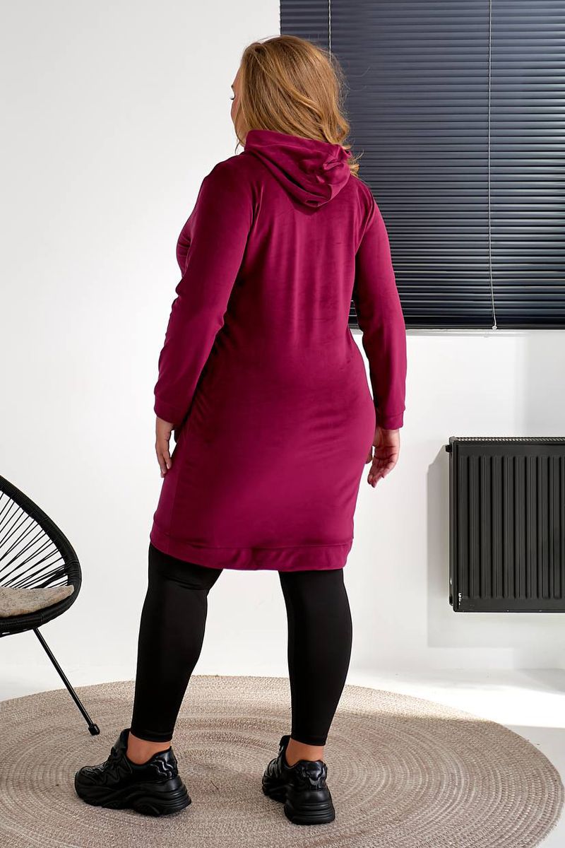 ФОТО КАРТИНКИ ЗОБРАЖЕННЯ Туніка жіноча однотонна велюрова AGER 257R338 L-XL Бордовий РОЗДРІБ ОПТ ГУРТ ГУРТОМ ОПТОМ! З ЄВРОПИ! ЯКІСТЬ! Купити Львів Характеристики Ціна Оплата Доставка "БОГОДАР" ІНТЕРНЕТ-МАГАЗИН Огляд Рейтинг Порівняння Як вибрати Якісний