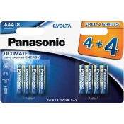 ФОТО КАРТИНКИ ЗОБРАЖЕННЯ Батарейка PANASONIC Evolta Ultimate LR3 AAA, Alkaline, 8 штук РОЗДРІБ ОПТ ГУРТ ГУРТОМ ОПТОМ! З ЄВРОПИ! ЯКІСТЬ! Купити Львів Характеристики Ціна Оплата Доставка "БОГОДАР" ІНТЕРНЕТ-МАГАЗИН Огляд Рейтинг Порівняння Як вибрати Якісний