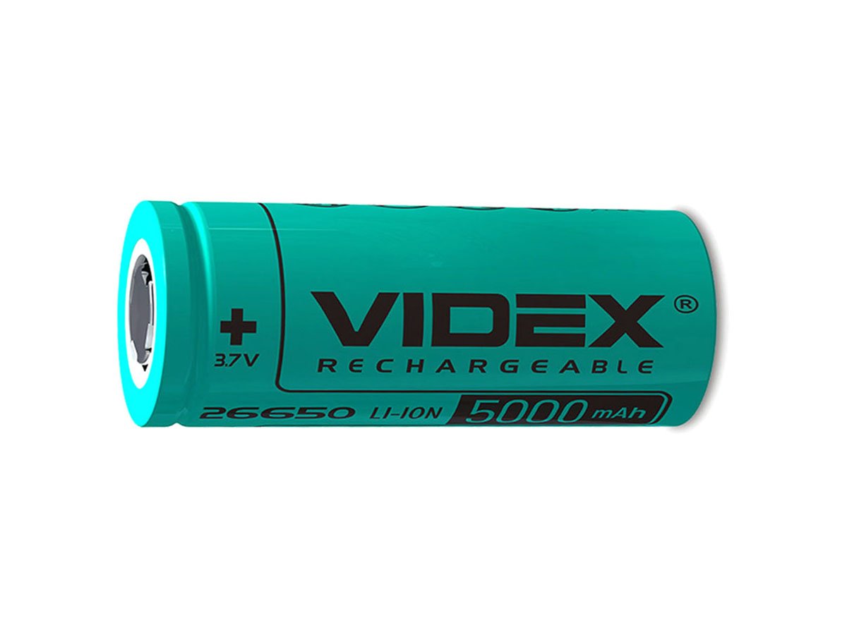 ФОТО КАРТИНКИ ЗОБРАЖЕННЯ Акумулятор 20 штук VIDEX 26650 5000 mAh Li-Ion 3.7V 20A (30A) без захисту високострумовий Літій-Іонний ORIGINAL РОЗДРІБ ОПТ ГУРТ ГУРТОМ ОПТОМ! З ЄВРОПИ! ЯКІСТЬ! Купити Львів Характеристики Ціна Оплата Доставка "БОГОДАР" ІНТЕРНЕТ-МАГАЗИН Огляд Рейтинг Порівняння Як вибрати Якісний