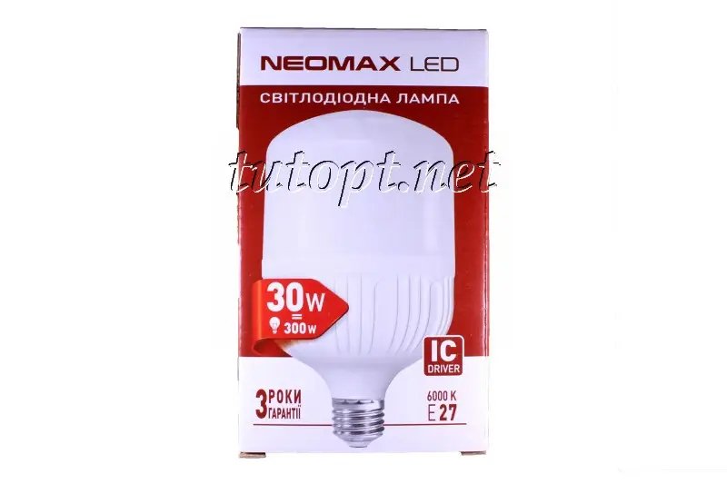ФОТО КАРТИНКИ ЗОБРАЖЕННЯ Світлодіодна LED-лампочка NEOMAX 30 W NX30L E27 6000 K РОЗДРІБ ОПТ ГУРТ ГУРТОМ ОПТОМ! З ЄВРОПИ! ЯКІСТЬ! Купити Львів Характеристики Ціна Оплата Доставка "БОГОДАР" ІНТЕРНЕТ-МАГАЗИН Огляд Рейтинг Порівняння Як вибрати Якісний