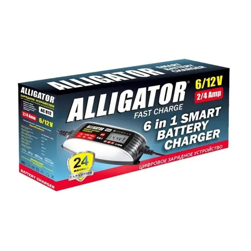 ФОТО КАРТИНКИ ЗОБРАЖЕННЯ Професійний інтелектуальний автомобільний зарядний пристрій Alligator 6в1 6/12В 4А 120Аг для АКБ (AC812) РОЗДРІБ ОПТ ГУРТ ГУРТОМ ОПТОМ! З ЄВРОПИ! ЯКІСТЬ! Купити Львів Характеристики Ціна Оплата Доставка "БОГОДАР" ІНТЕРНЕТ-МАГАЗИН Огляд Рейтинг Порівняння Як вибрати Якісний