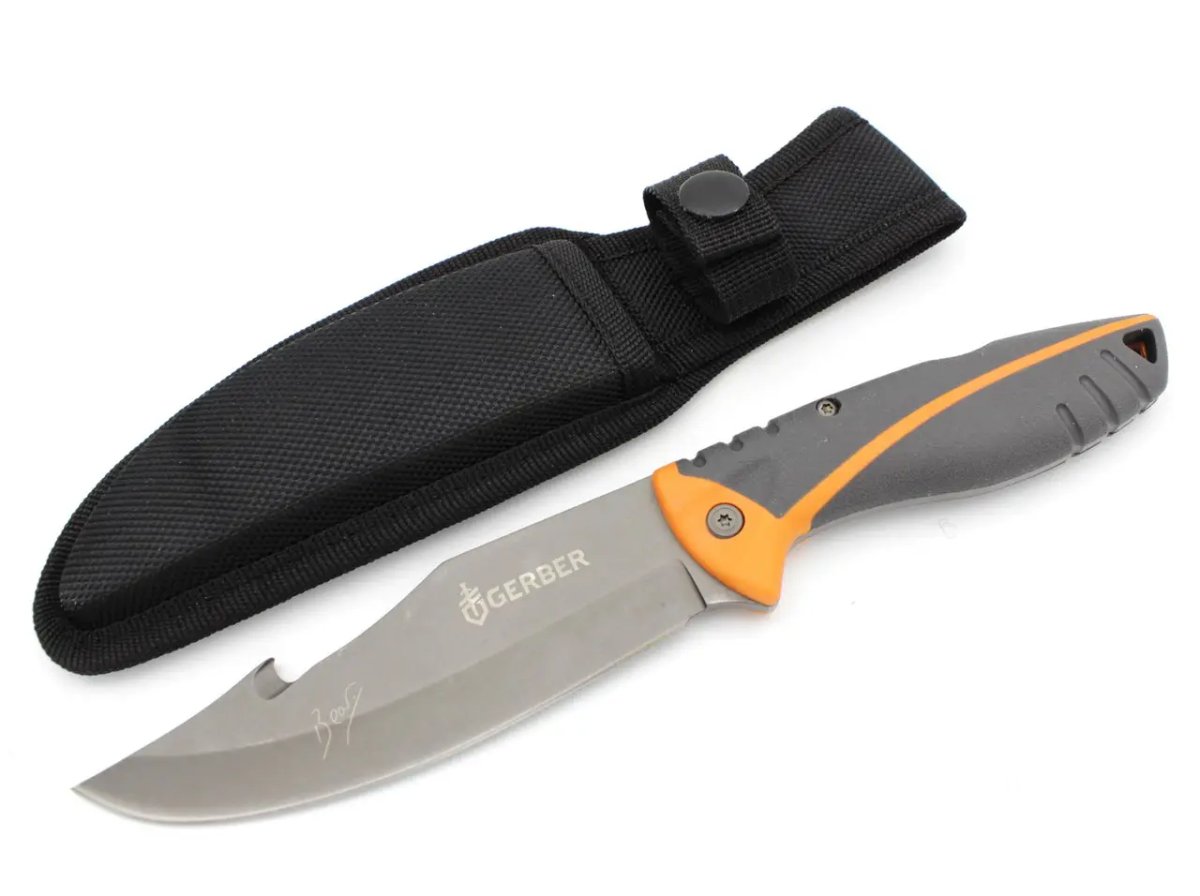 ФОТО КАРТИНКИ ЗОБРАЖЕННЯ Ніж мисливський BEAR GRYLLS GERBER 1605 лезо гачок 23/11/12 см РОЗДРІБ ОПТ ГУРТ ГУРТОМ ОПТОМ! З ЄВРОПИ! ЯКІСТЬ! Купити Львів Характеристики Ціна Оплата Доставка "БОГОДАР" ІНТЕРНЕТ-МАГАЗИН Огляд Рейтинг Порівняння Як вибрати Якісний