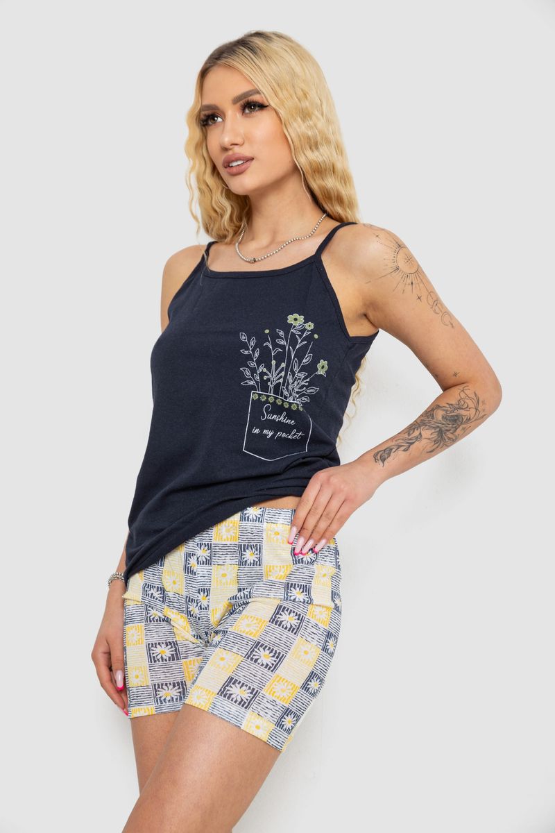 ФОТО КАРТИНКИ ЗОБРАЖЕННЯ Жіноча піжама з принтом FASHION 238R3052 L Темно-синій РОЗДРІБ ОПТ ГУРТ ГУРТОМ ОПТОМ! З ЄВРОПИ! ЯКІСТЬ! Купити Львів Характеристики Ціна Оплата Доставка "БОГОДАР" ІНТЕРНЕТ-МАГАЗИН Огляд Рейтинг Порівняння Як вибрати Якісний