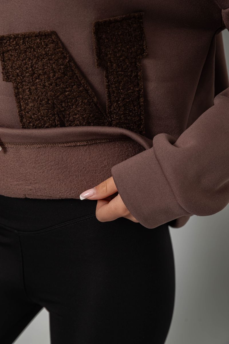 ФОТО КАРТИНКИ ЗОБРАЖЕННЯ Худі жіночий з капюшоном на флісі AGER 257R335 S-L Коричневий РОЗДРІБ ОПТ ГУРТ ГУРТОМ ОПТОМ! З ЄВРОПИ! ЯКІСТЬ! Купити Львів Характеристики Ціна Оплата Доставка "БОГОДАР" ІНТЕРНЕТ-МАГАЗИН Огляд Рейтинг Порівняння Як вибрати Якісний