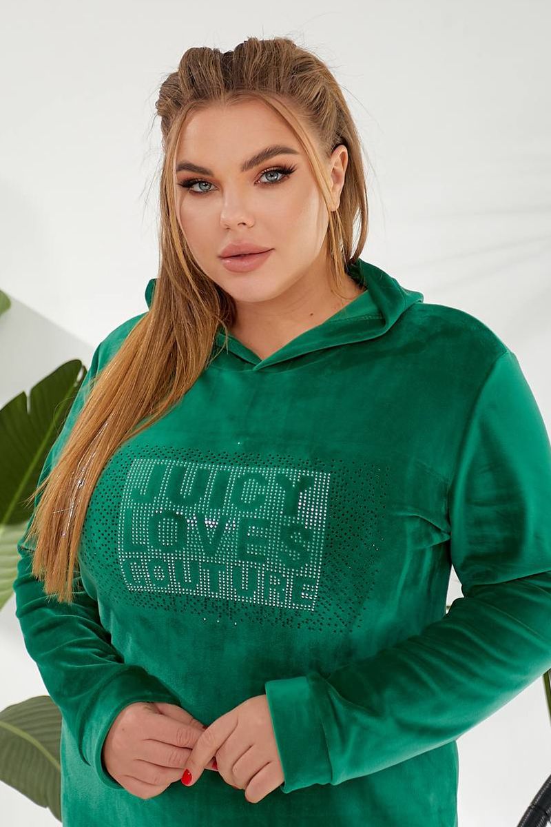 ФОТО КАРТИНКИ ЗОБРАЖЕННЯ Туніка жіноча однотонна велюрова AGER 257R338 L-XL Зелений РОЗДРІБ ОПТ ГУРТ ГУРТОМ ОПТОМ! З ЄВРОПИ! ЯКІСТЬ! Купити Львів Характеристики Ціна Оплата Доставка "БОГОДАР" ІНТЕРНЕТ-МАГАЗИН Огляд Рейтинг Порівняння Як вибрати Якісний