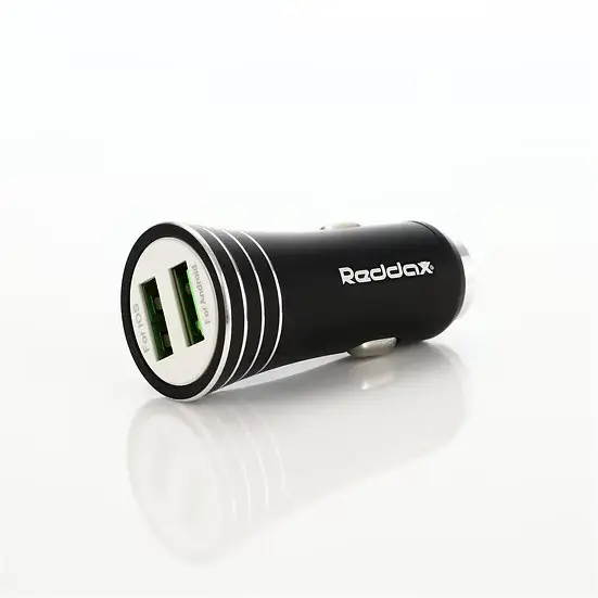 ФОТО КАРТИНКИ ЗОБРАЖЕННЯ Автомобільний зарядний пристрій REDDAX RDX-104 (12 W, 2.4 A, 2xUSB, алюміній), Black РОЗДРІБ ОПТ ГУРТ ГУРТОМ ОПТОМ! З ЄВРОПИ! ЯКІСТЬ! Купити Львів Характеристики Ціна Оплата Доставка "БОГОДАР" ІНТЕРНЕТ-МАГАЗИН Огляд Рейтинг Порівняння Як вибрати Якісний