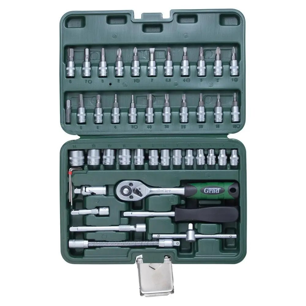 ФОТО КАРТИНКИ ЗОБРАЖЕННЯ Професійний універсальний набір ручного інструменту GRAD 46шт. посилений кейс, набір ключів для авто і дому 6004015 РОЗДРІБ ОПТ ГУРТ ГУРТОМ ОПТОМ! З ЄВРОПИ! ЯКІСТЬ! Купити Львів Характеристики Ціна Оплата Доставка "БОГОДАР" ІНТЕРНЕТ-МАГАЗИН Огляд Рейтинг Порівняння Як вибрати Якісний