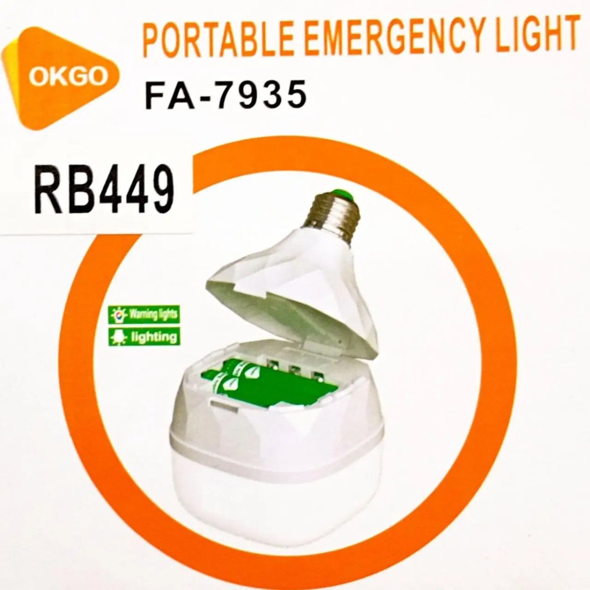 ФОТО КАРТИНКИ ЗОБРАЖЕННЯ Лампа кемпінг E27 RB449 / OKGO FA7935, 30W, 2x18650, AC/DC РОЗДРІБ ОПТ ГУРТ ГУРТОМ ОПТОМ! З ЄВРОПИ! ЯКІСТЬ! Купити Львів Характеристики Ціна Оплата Доставка "БОГОДАР" ІНТЕРНЕТ-МАГАЗИН Огляд Рейтинг Порівняння Як вибрати Якісний