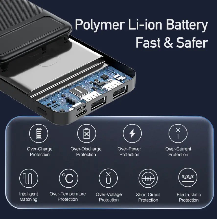 ФОТО КАРТИНКИ ЗОБРАЖЕННЯ Повербанк Power Bank awei P5k 10000mAh (реальна ємність менша) / 8141 РОЗДРІБ ОПТ ГУРТ ГУРТОМ ОПТОМ! З ЄВРОПИ! ЯКІСТЬ! Купити Львів Характеристики Ціна Оплата Доставка "БОГОДАР" ІНТЕРНЕТ-МАГАЗИН Огляд Рейтинг Порівняння Як вибрати Якісний