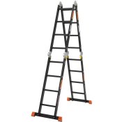ФОТО КАРТИНКИ ЗОБРАЖЕННЯ Драбина-трансформер алюмінієва 4 секції / 4 сходинки BLUETOOLS : 4.70 м, 150кг багатофункціональна драбина РОЗДРІБ ОПТ ГУРТ ГУРТОМ ОПТОМ! З ЄВРОПИ! ЯКІСТЬ! Купити Львів Характеристики Ціна Оплата Доставка "БОГОДАР" ІНТЕРНЕТ-МАГАЗИН Огляд Рейтинг Порівняння Як вибрати Якісний