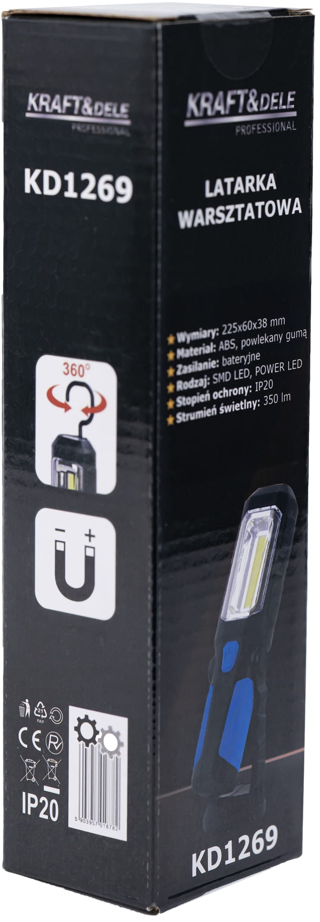 ФОТО КАРТИНКИ ЗОБРАЖЕННЯ LATARKA WARSZTATOWA LED 350LM KD1269 РОЗДРІБ ОПТ ГУРТ ГУРТОМ ОПТОМ! З ЄВРОПИ! ЯКІСТЬ! Купити Львів Характеристики Ціна Оплата Доставка "БОГОДАР" ІНТЕРНЕТ-МАГАЗИН Огляд Рейтинг Порівняння Як вибрати Якісний