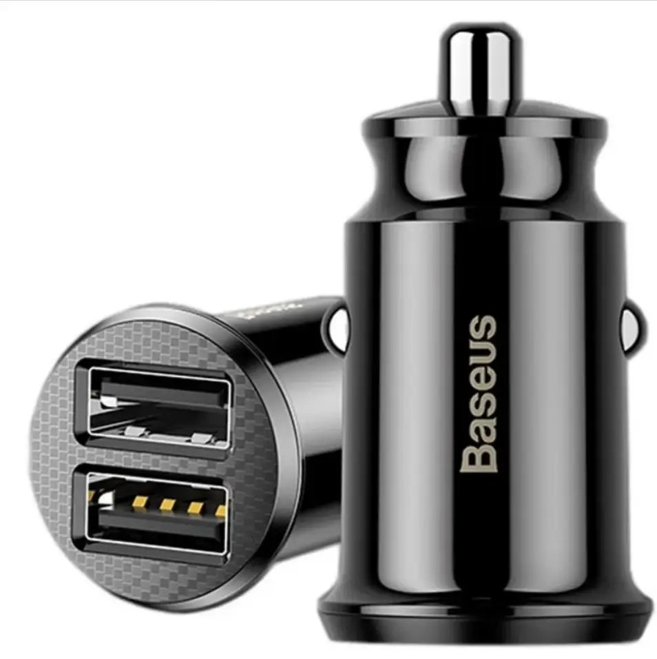 ФОТО КАРТИНКИ ЗОБРАЖЕННЯ Автомобільний зарядний пристрій Baseus Grain Mini Smart Dual USB Car Charger - 3.1A РОЗДРІБ ОПТ ГУРТ ГУРТОМ ОПТОМ! З ЄВРОПИ! ЯКІСТЬ! Купити Львів Характеристики Ціна Оплата Доставка "БОГОДАР" ІНТЕРНЕТ-МАГАЗИН Огляд Рейтинг Порівняння Як вибрати Якісний