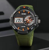 ФОТО КАРТИНКИ ЗОБРАЖЕННЯ Годинник наручний SKMEI 1761GN, GREEN, 10247 РОЗДРІБ ОПТ ГУРТ ГУРТОМ ОПТОМ! З ЄВРОПИ! ЯКІСТЬ! Купити Львів Характеристики Ціна Оплата Доставка "БОГОДАР" ІНТЕРНЕТ-МАГАЗИН Огляд Рейтинг Порівняння Як вибрати Якісний