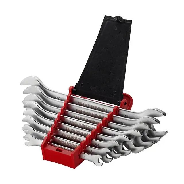 ФОТО КАРТИНКИ ЗОБРАЖЕННЯ Якісний набір ключів ріжкових 8 шт, 6-22 мм CrV INTERTOOL HT-1002 РОЗДРІБ ОПТ ГУРТ ГУРТОМ ОПТОМ! З ЄВРОПИ! ЯКІСТЬ! Купити Львів Характеристики Ціна Оплата Доставка "БОГОДАР" ІНТЕРНЕТ-МАГАЗИН Огляд Рейтинг Порівняння Як вибрати Якісний