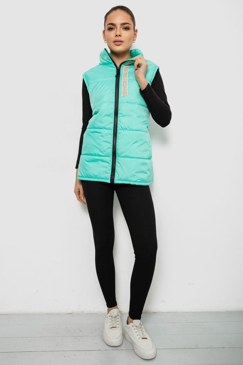 ФОТО КАРТИНКИ ЗОБРАЖЕННЯ Жилет жіночий демісезонний AGER 257R95 4XL М'ятний РОЗДРІБ ОПТ ГУРТ ГУРТОМ ОПТОМ! З ЄВРОПИ! ЯКІСТЬ! Купити Львів Характеристики Ціна Оплата Доставка "БОГОДАР" ІНТЕРНЕТ-МАГАЗИН Огляд Рейтинг Порівняння Як вибрати Якісний