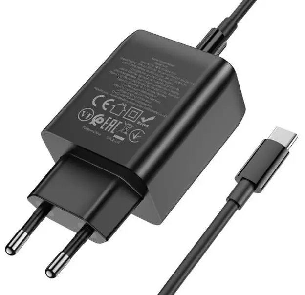 ФОТО КАРТИНКИ ЗОБРАЖЕННЯ ЗЗП Мережевий Зарядний пристрій HOCO N-18, 65 W, Type-C РОЗДРІБ ОПТ ГУРТ ГУРТОМ ОПТОМ! З ЄВРОПИ! ЯКІСТЬ! Купити Львів Характеристики Ціна Оплата Доставка "БОГОДАР" ІНТЕРНЕТ-МАГАЗИН Огляд Рейтинг Порівняння Як вибрати Якісний