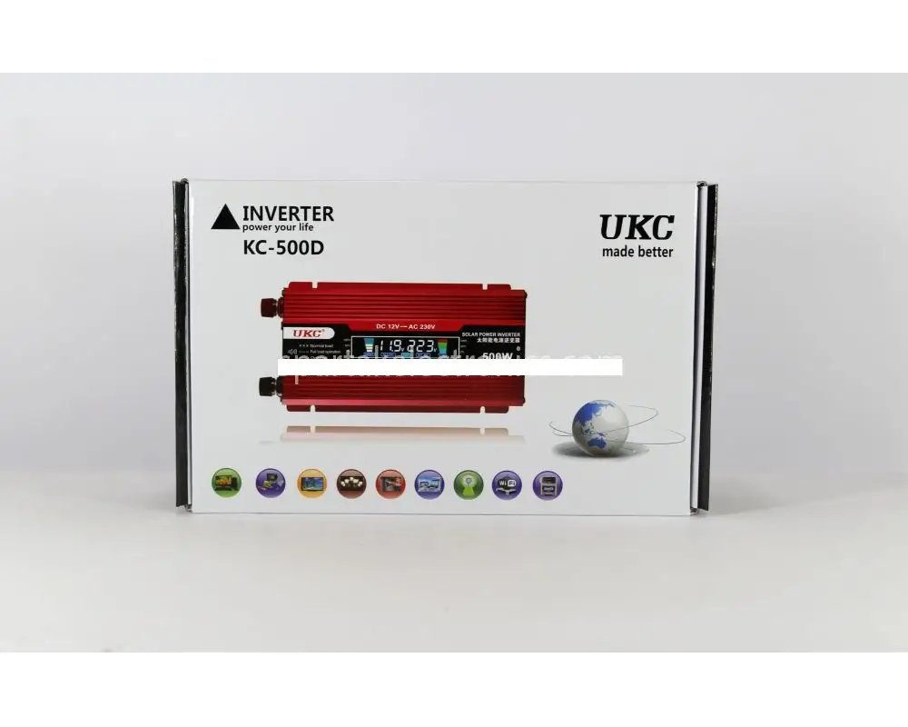 ФОТО КАРТИНКИ ЗОБРАЖЕННЯ Інвертор перетворювач UKC AC/DC KC-500D 500 W 12 V + lcd / 3738 РОЗДРІБ ОПТ ГУРТ ГУРТОМ ОПТОМ! З ЄВРОПИ! ЯКІСТЬ! Купити Львів Характеристики Ціна Оплата Доставка "БОГОДАР" ІНТЕРНЕТ-МАГАЗИН Огляд Рейтинг Порівняння Як вибрати Якісний