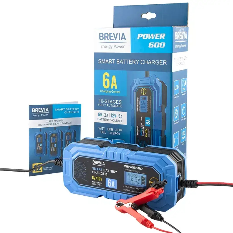 ФОТО КАРТИНКИ ЗОБРАЖЕННЯ Потужний зарядний пристрій АКБ Brevia Power 600 : 6V/12V 6A (20600EP) РОЗДРІБ ОПТ ГУРТ ГУРТОМ ОПТОМ! З ЄВРОПИ! ЯКІСТЬ! Купити Львів Характеристики Ціна Оплата Доставка "БОГОДАР" ІНТЕРНЕТ-МАГАЗИН Огляд Рейтинг Порівняння Як вибрати Якісний