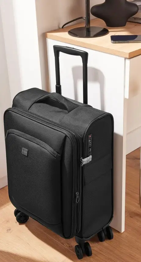 ФОТО КАРТИНКИ ЗОБРАЖЕННЯ Маленька валіза з тканини із збільшенням об'єму 35/40L Topmove чорний IAN445590 black РОЗДРІБ ОПТ ГУРТ ГУРТОМ ОПТОМ! З ЄВРОПИ! ЯКІСТЬ! Купити Львів Характеристики Ціна Оплата Доставка "БОГОДАР" ІНТЕРНЕТ-МАГАЗИН Огляд Рейтинг Порівняння Як вибрати Якісний