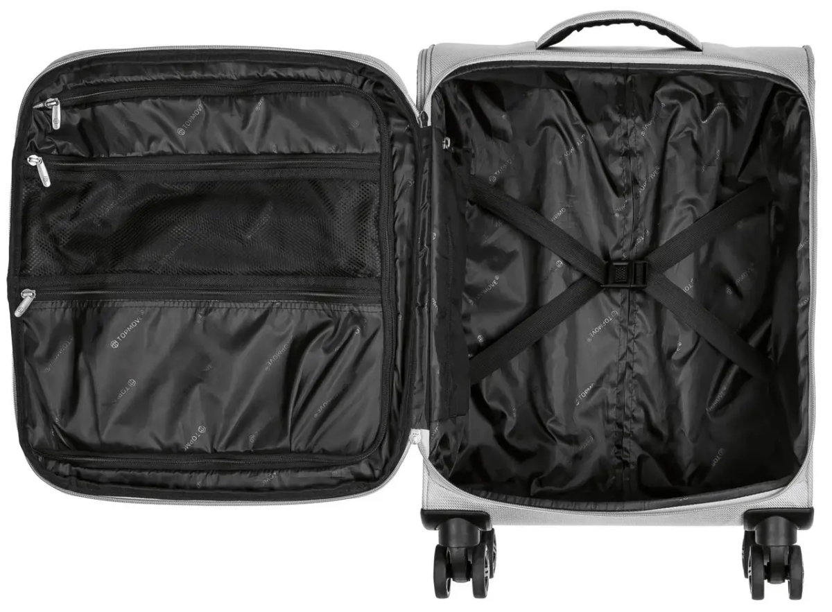 ФОТО КАРТИНКИ ЗОБРАЖЕННЯ Маленька валіза з тканини із збільшенням об'єму 35/40L Topmove сірий IAN445590 grey РОЗДРІБ ОПТ ГУРТ ГУРТОМ ОПТОМ! З ЄВРОПИ! ЯКІСТЬ! Купити Львів Характеристики Ціна Оплата Доставка "БОГОДАР" ІНТЕРНЕТ-МАГАЗИН Огляд Рейтинг Порівняння Як вибрати Якісний