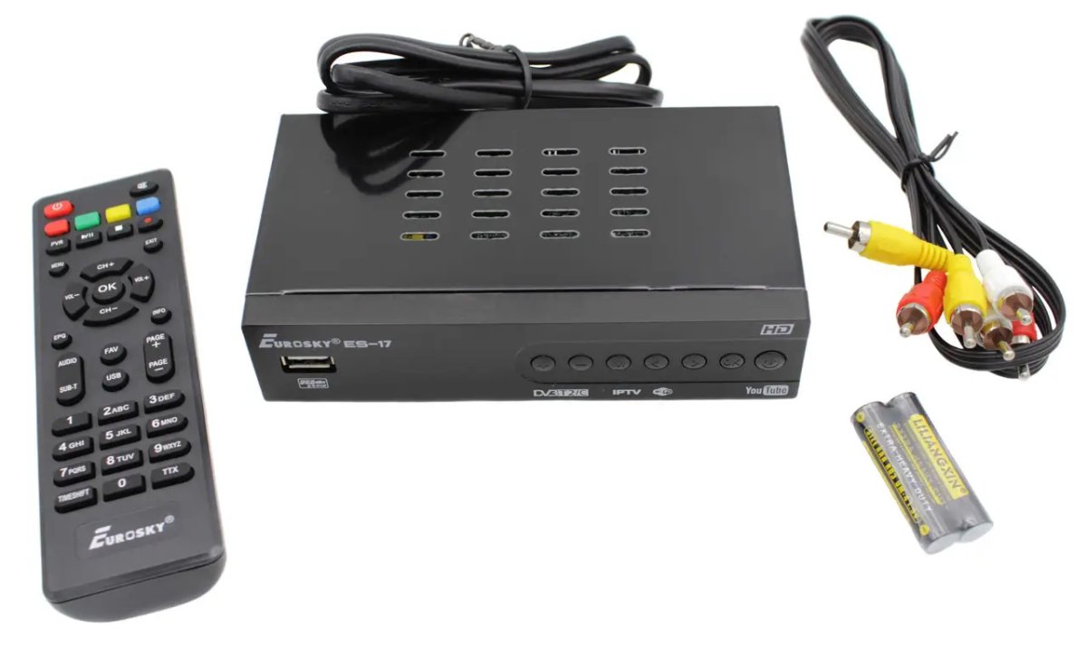 ФОТО КАРТИНКИ ЗОБРАЖЕННЯ ТБ-ресивер тюнер EUROSKY ES-17 / металевий корпус / DVB-T 2 (Гарантія 1 рік) РОЗДРІБ ОПТ ГУРТ ГУРТОМ ОПТОМ! З ЄВРОПИ! ЯКІСТЬ! Купити Львів Характеристики Ціна Оплата Доставка "БОГОДАР" ІНТЕРНЕТ-МАГАЗИН Огляд Рейтинг Порівняння Як вибрати Якісний