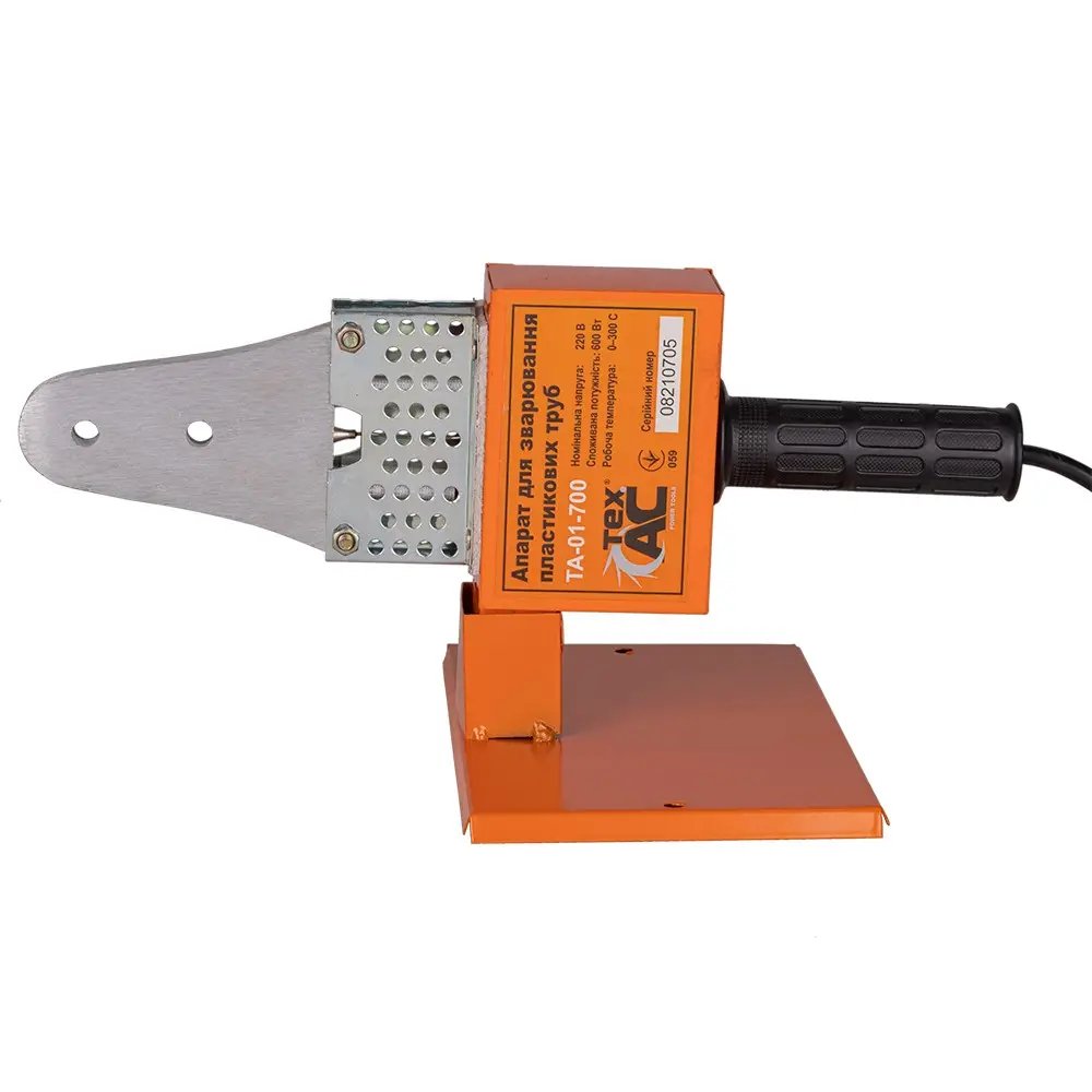 ФОТО КАРТИНКИ ЗОБРАЖЕННЯ Паяльник для пластикових труб (поліпропіленових труб) TEX.AC ТА-01-700 : 600 Вт, 20-32мм насадки, зварювання полімерних труб РОЗДРІБ ОПТ ГУРТ ГУРТОМ ОПТОМ! З ЄВРОПИ! ЯКІСТЬ! Купити Львів Характеристики Ціна Оплата Доставка "БОГОДАР" ІНТЕРНЕТ-МАГАЗИН Огляд Рейтинг Порівняння Як вибрати Якісний