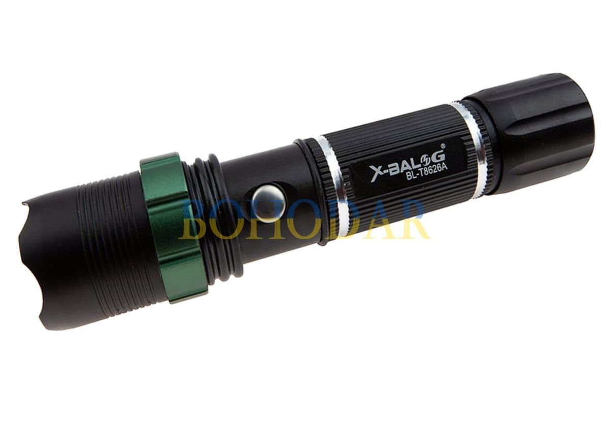 ФОТО КАРТИНКИ ЗОБРАЖЕННЯ Ліхтарик ручний X-BALOG BL-T8626A-T6 L-073 ліхтар фонарик XML-T6 Штекер 3.5 мм 18650 8800 mAh 1500 Лм 800 м Польща! РОЗДРІБ ОПТ ГУРТ ГУРТОМ ОПТОМ! З ЄВРОПИ! ЯКІСТЬ! Купити Львів Характеристики Ціна Оплата Доставка "БОГОДАР" ІНТЕРНЕТ-МАГАЗИН Огляд Рейтинг Порівняння Як вибрати Якісний