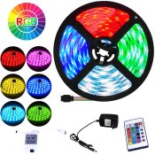 ФОТО КАРТИНКИ ЗОБРАЖЕННЯ Комплект стрічка лента LEDSTRIP 3528 5 метрів LED RGB SMD різнокольорова світлодіодна + Блок живлення + Контролер + Пульт РОЗДРІБ ОПТ ГУРТ ГУРТОМ ОПТОМ! З ЄВРОПИ! ЯКІСТЬ! Купити Львів Характеристики Ціна Оплата Доставка "БОГОДАР" ІНТЕРНЕТ-МАГАЗИН Огляд Рейтинг Порівняння Як вибрати Якісний