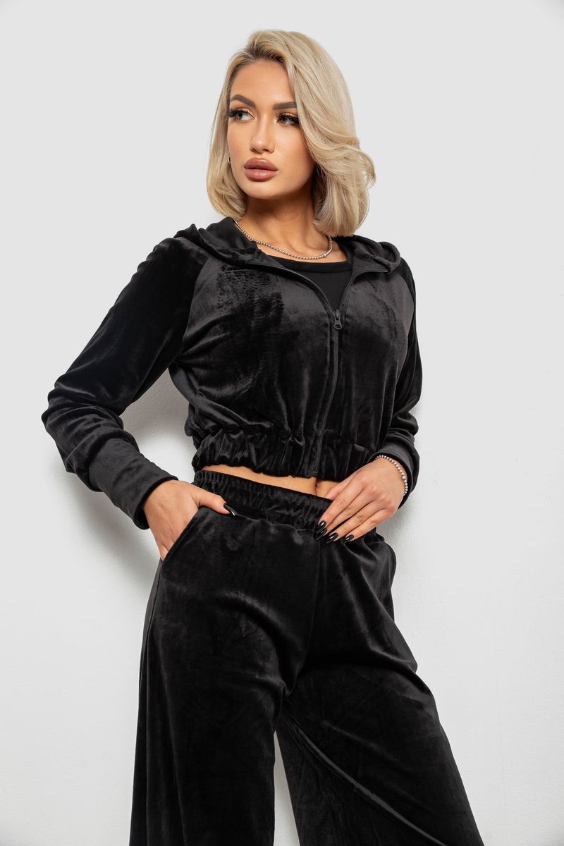 ФОТО КАРТИНКИ ЗОБРАЖЕННЯ Спортивний костюм жіночий велюровий AGER 257R4125 S-M Чорний РОЗДРІБ ОПТ ГУРТ ГУРТОМ ОПТОМ! З ЄВРОПИ! ЯКІСТЬ! Купити Львів Характеристики Ціна Оплата Доставка "БОГОДАР" ІНТЕРНЕТ-МАГАЗИН Огляд Рейтинг Порівняння Як вибрати Якісний