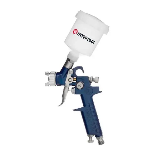 ФОТО КАРТИНКИ ЗОБРАЖЕННЯ Фарбопульт пневматичний HVLPmini INTERTOOL PT-0101 (0.8мм/125мл) РОЗДРІБ ОПТ ГУРТ ГУРТОМ ОПТОМ! З ЄВРОПИ! ЯКІСТЬ! Купити Львів Характеристики Ціна Оплата Доставка "БОГОДАР" ІНТЕРНЕТ-МАГАЗИН Огляд Рейтинг Порівняння Як вибрати Якісний