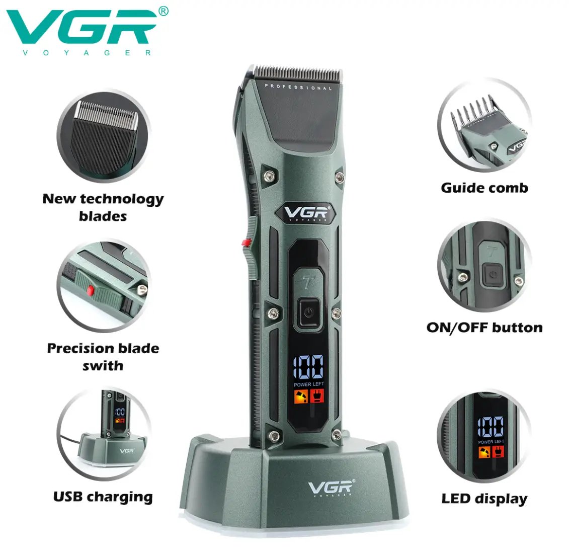 ФОТО КАРТИНКИ ЗОБРАЖЕННЯ Машинка для стриження VGR V-696 РОЗДРІБ ОПТ ГУРТ ГУРТОМ ОПТОМ! З ЄВРОПИ! ЯКІСТЬ! Купити Львів Характеристики Ціна Оплата Доставка "БОГОДАР" ІНТЕРНЕТ-МАГАЗИН Огляд Рейтинг Порівняння Як вибрати Якісний