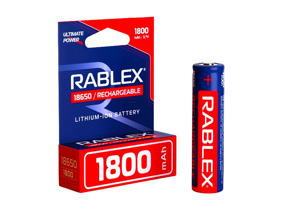 ФОТО КАРТИНКИ ЗОБРАЖЕННЯ Акумулятор 1 штука RABLEX 18650 1800 mAh Li-Ion 3.7V без захисту Літій-Іонний ORIGINAL РОЗДРІБ ОПТ ГУРТ ГУРТОМ ОПТОМ! З ЄВРОПИ! ЯКІСТЬ! Купити Львів Характеристики Ціна Оплата Доставка "БОГОДАР" ІНТЕРНЕТ-МАГАЗИН Огляд Рейтинг Порівняння Як вибрати Якісний