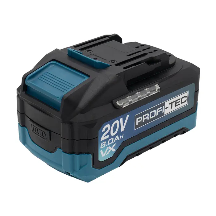 ФОТО КАРТИНКИ ЗОБРАЖЕННЯ Акумуляторна батарея PROFI-TEC PT2080VX POWERLINE : 20V, 8.0Аh, з індикатором заряду, високострумова (007020) РОЗДРІБ ОПТ ГУРТ ГУРТОМ ОПТОМ! З ЄВРОПИ! ЯКІСТЬ! Купити Львів Характеристики Ціна Оплата Доставка "БОГОДАР" ІНТЕРНЕТ-МАГАЗИН Огляд Рейтинг Порівняння Як вибрати Якісний