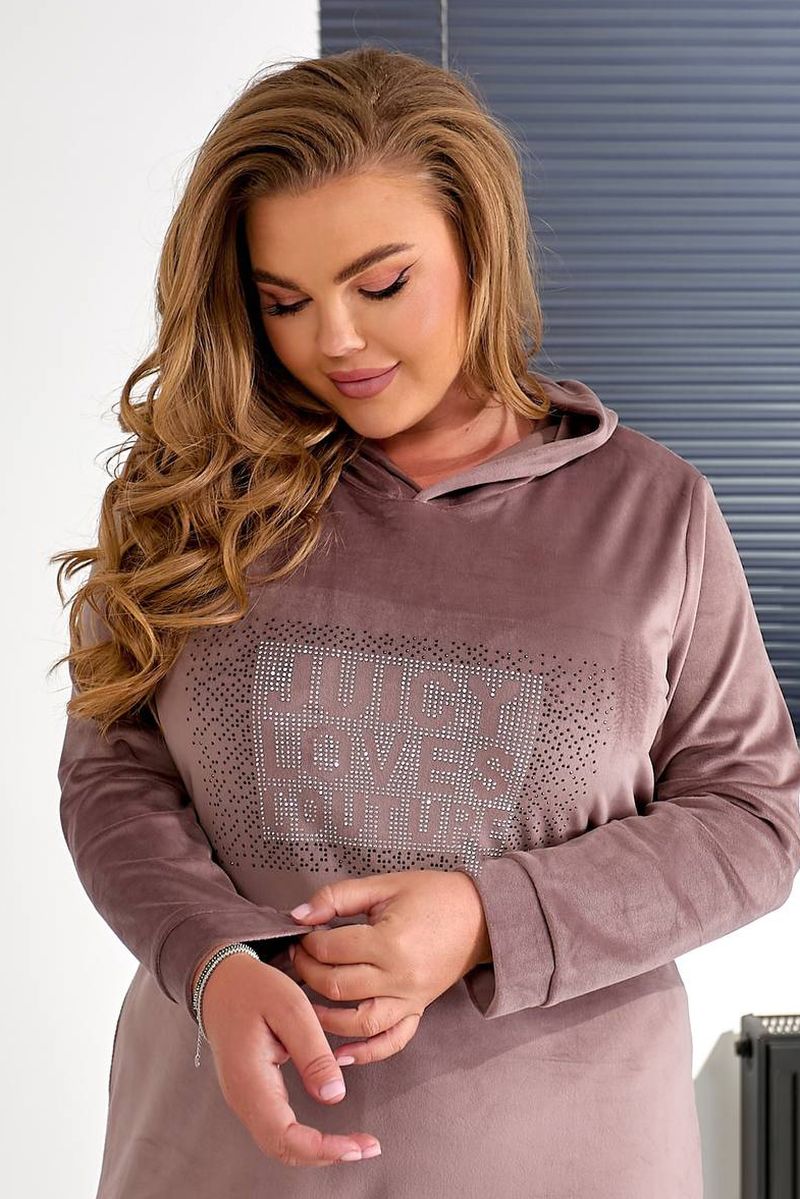 ФОТО КАРТИНКИ ЗОБРАЖЕННЯ Туніка жіноча однотонна велюрова AGER 257R338 L-XL Мокко РОЗДРІБ ОПТ ГУРТ ГУРТОМ ОПТОМ! З ЄВРОПИ! ЯКІСТЬ! Купити Львів Характеристики Ціна Оплата Доставка "БОГОДАР" ІНТЕРНЕТ-МАГАЗИН Огляд Рейтинг Порівняння Як вибрати Якісний