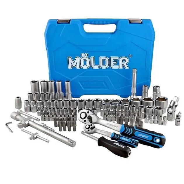 ФОТО КАРТИНКИ ЗОБРАЖЕННЯ Професійний набір інструментів у кейсі MOLDER 1/2" & 1/4" & 3/8" 72Т. CR-V 219 одиниць (MT60219) РОЗДРІБ ОПТ ГУРТ ГУРТОМ ОПТОМ! З ЄВРОПИ! ЯКІСТЬ! Купити Львів Характеристики Ціна Оплата Доставка "БОГОДАР" ІНТЕРНЕТ-МАГАЗИН Огляд Рейтинг Порівняння Як вибрати Якісний