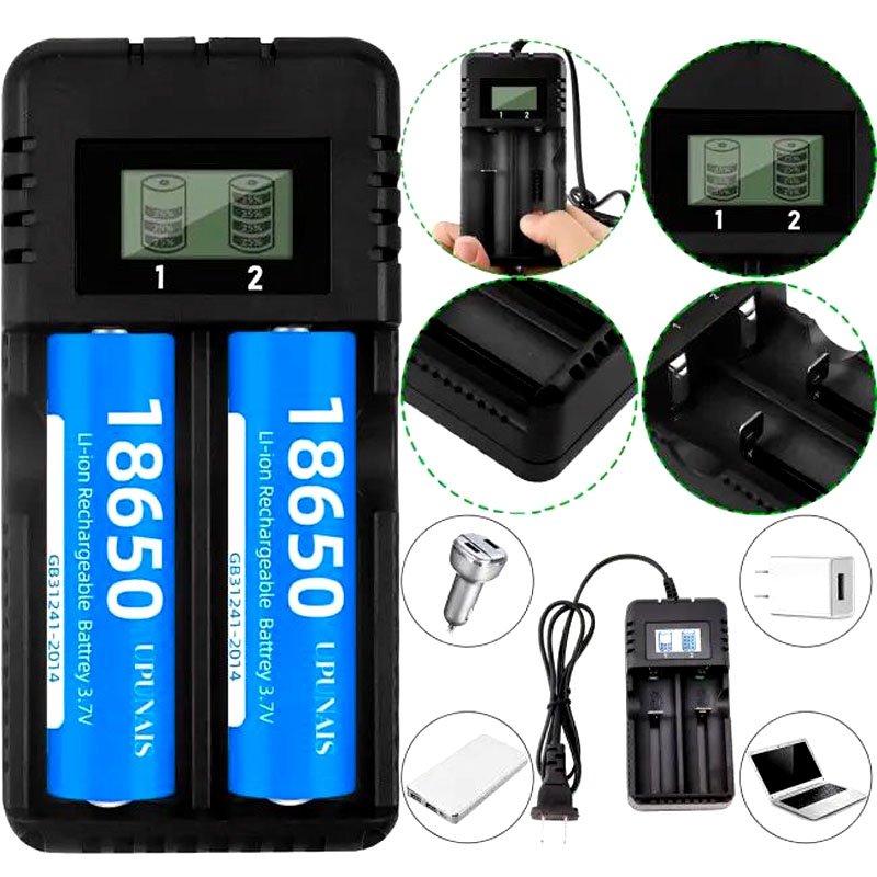 ФОТО КАРТИНКИ ЗОБРАЖЕННЯ GH HD-8991A Зарядний пристрій універсальний LCD екран 220V 2.4A для акумуляторів Li-Ion 2x14500/16340/18650/21700/26650 і т.п. Польща! РОЗДРІБ ОПТ ГУРТ ГУРТОМ ОПТОМ! З ЄВРОПИ! ЯКІСТЬ! Купити Львів Характеристики Ціна Оплата Доставка "БОГОДАР" ІНТЕРНЕТ-МАГАЗИН Огляд Рейтинг Порівняння Як вибрати Якісний