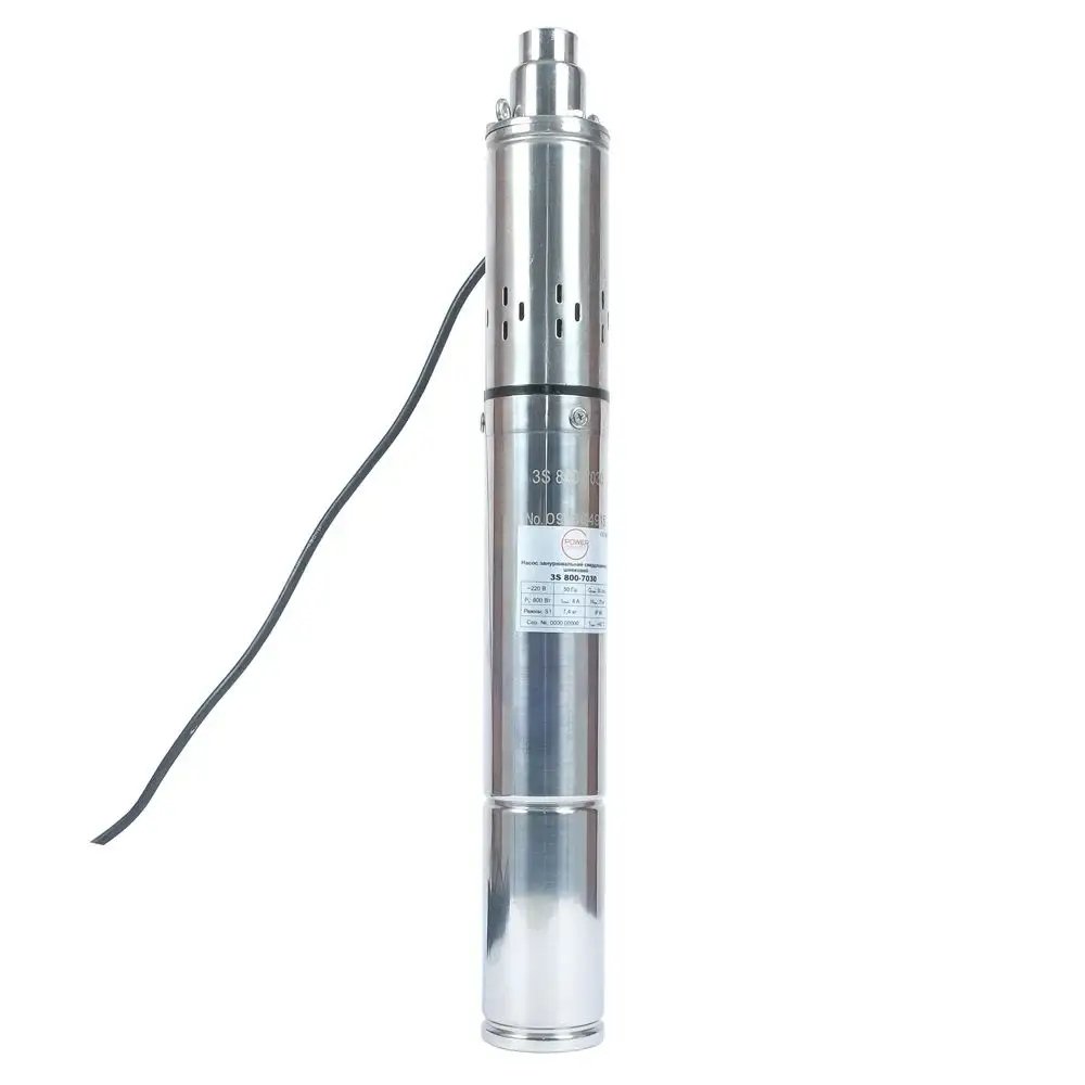 ФОТО КАРТИНКИ ЗОБРАЖЕННЯ Занурювальний свердловинний шнековий насос POWERCRAFT 3S 800-7030  + 10м кабель : 0.752 кВт, 30 л/хв, 70м напору РОЗДРІБ ОПТ ГУРТ ГУРТОМ ОПТОМ! З ЄВРОПИ! ЯКІСТЬ! Купити Львів Характеристики Ціна Оплата Доставка "БОГОДАР" ІНТЕРНЕТ-МАГАЗИН Огляд Рейтинг Порівняння Як вибрати Якісний